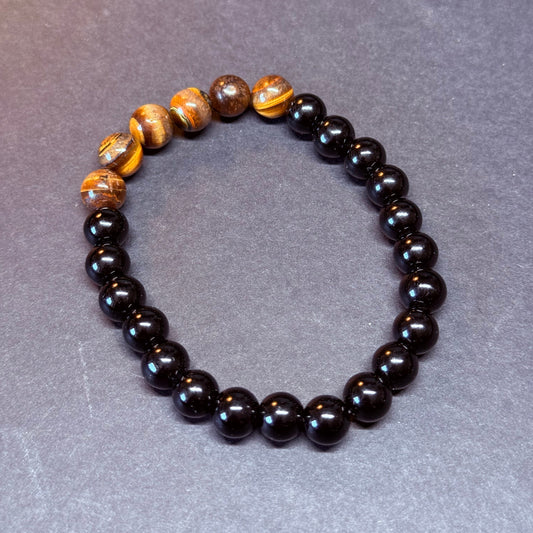ONYX Kugelarmband Tigerauge